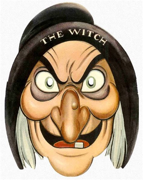 Printable Witch Face